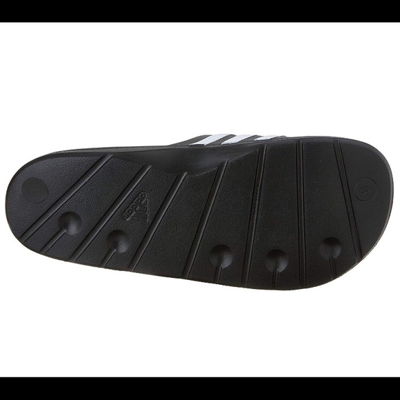 ADIDAS Durango Slides Sandals Black NEW - Picture 4 of 7